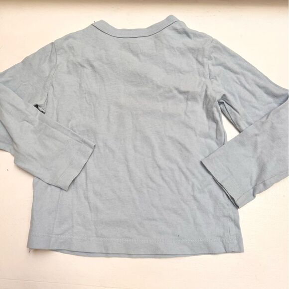 Gap Winter Polar Bears Cotton Shirt Light Blue Toddler 3 Years Old EUC - Picture 2 of 3